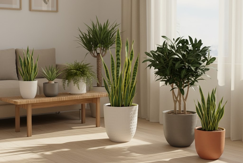 آسپاراگاسه (Asparagaceae) — سانسوریا، دراسنا، یوکا