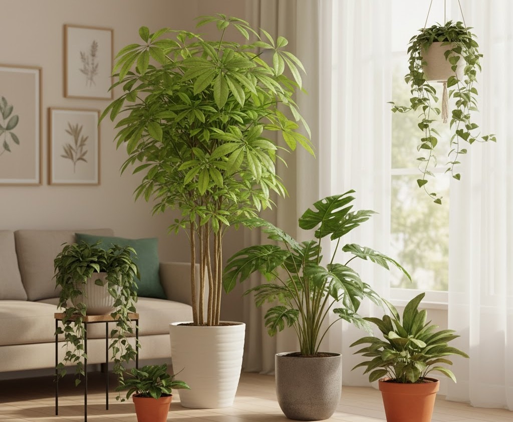 آرالیاسه (Araliaceae) — شِفلرا، فاتسیا، پیچک معمولی (Hedera)