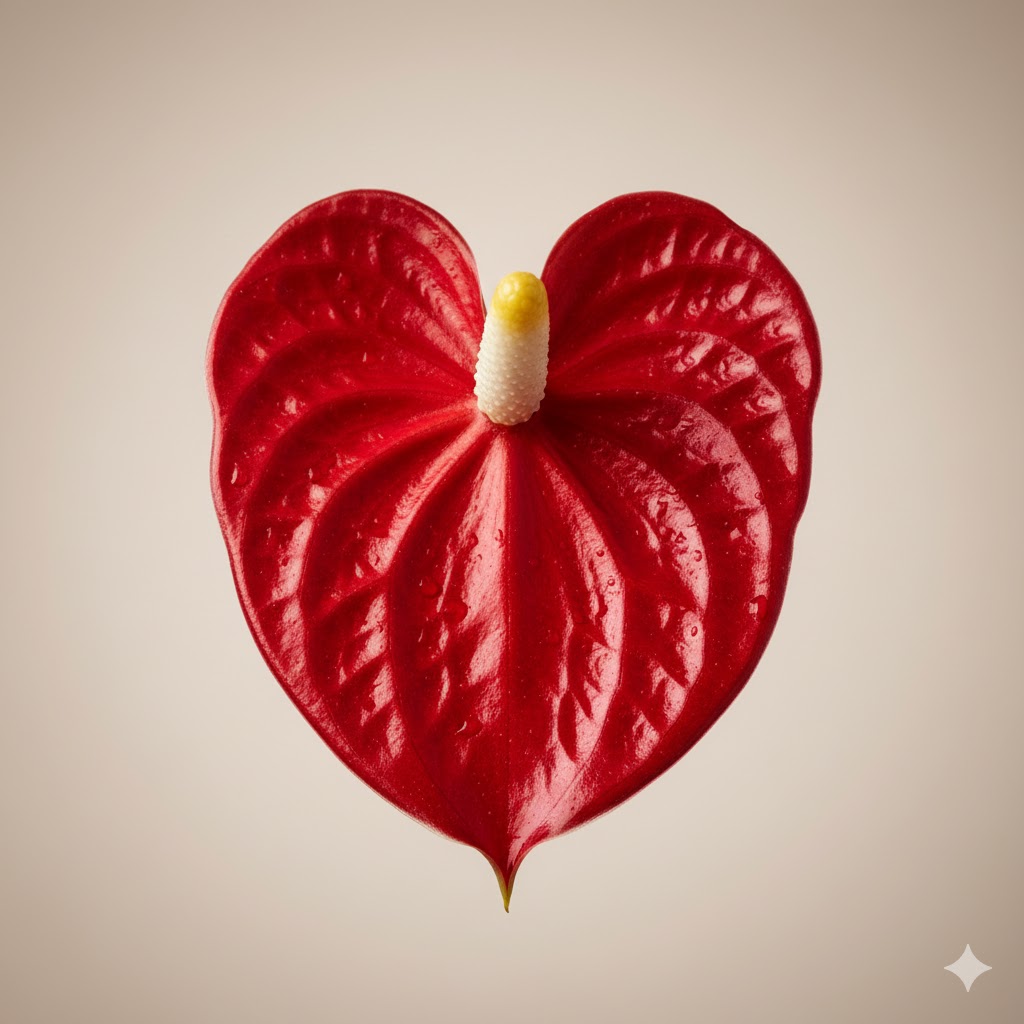 عکس پرتره از گل آنتوریوم