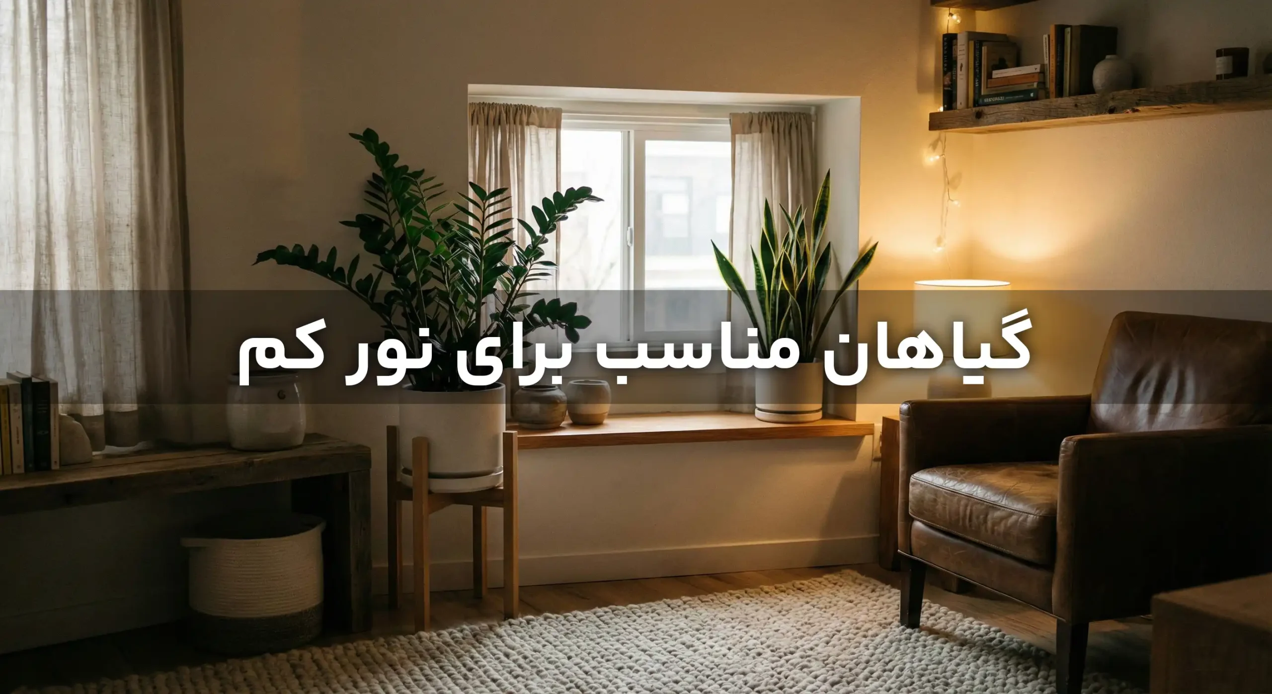 گیاهان مناسب خانه‌های کم‌نور